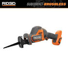 18V Brushless Sub-Compact One-Handed Reciprocating Saw (Tool-Only) RIDGID