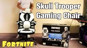 One of the most sought after outfits, it features a black. Fortnite Skull Trooper V Gaming Chair Review Is It Comfortable Worth It Youtube