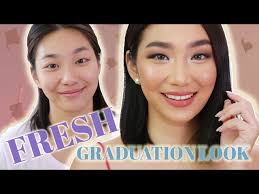 simple and fresh graduation makeup look