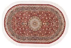 oval pure silk qom persian rugs 4 oval