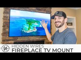 Tv Above A Fireplace And Hide Wires