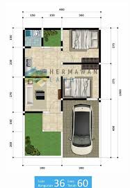100 denah rumah minimalis 610 m type 60 terbaru 2019. Denah Rumah Minimalis 6x10 Desain Rumah Minimalis