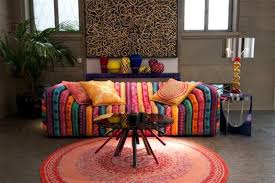 sofa double mixed colors versace home