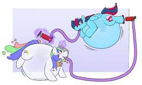 Causes of inflation include an increase in demand that outpaces supply, so producers increase prices to make more goods. Pixelstar And Sky Ribbon Inflation Competition By Jacfox By Pixelstarpony Fur Affinity Dot Net
