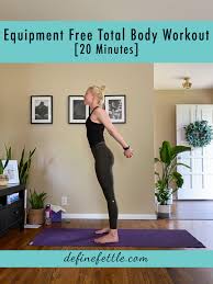 equipment free total body workout 20