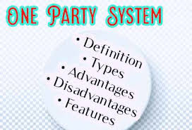 one party system explained with its