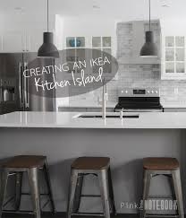 Design your own custom kitchen island with kloter farms. Creating An Ikea Kitchen Island Pink Little Notebookpink Little Notebook