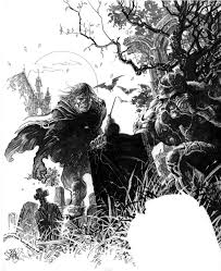 Bernie 'berni' wrightson (born october 27, 1948, baltimore, maryland, usa) was an american artist known for his horror illustrations and comic books. as well as inspiring the walking dead, bernie. Bernie Wrightson Goodbye In Jeff Slemons S Fanboy Galleria Comic Art Gallery Room