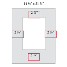 mat border calculator for picture framing
