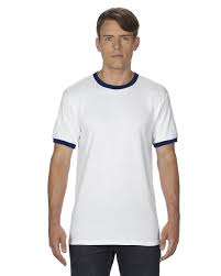 Buy Adult 5 5 Oz Ringer T Shirt Gildan Online At Best