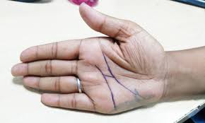 Image result for cross line palm