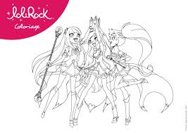 Free printable lolirock coloring pages. 13 Lolirock Birthday Party Ideas Glitter Force French Cartoons Magical Girl