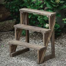 3 Tier Plant Pots Stand Ladder Shelf