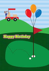  Golf Birthday Card Happy Birthday Golf Happy Birthday Man Masculine Birthday Cards