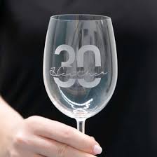 Birthday Milestone 360ml Wine Glass