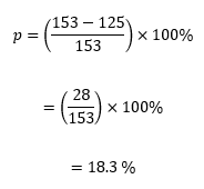 percent decrease formula calculation