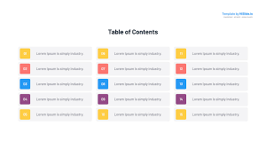 free powerpoint table of