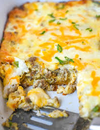 Sausage Crescent Roll Casserole - Butter Your Biscuit