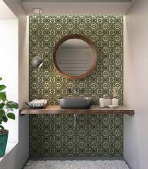 Green Ceramic Accent Tile Green
