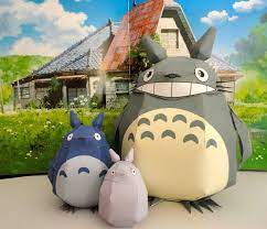 Bộ Phim Anime Hoạt Hình Totoro Truyện Tranh DIY Mô Hình Giấy Nhân Vật Hành  Động