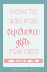 experience gift guide for kids
