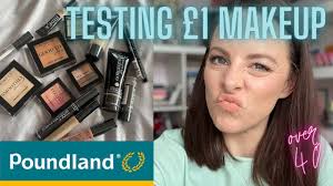 poundland makeup testing a full face