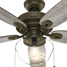regal bronze ceiling fan with light