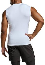 tsla men s sleeveless workout shirts