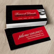 beautician business card