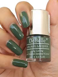 debelle gel nail lacquer green olivia 8 ml