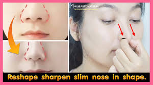slim down fat nose in shape