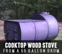 Cooktop Wood Stove