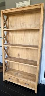 Solid Stylish Bookcase With Drawers