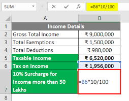 how to calculate tax on income