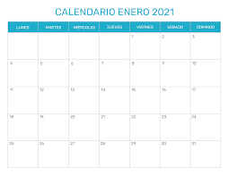 Calendario Mensual Para Imprimir Año 2021