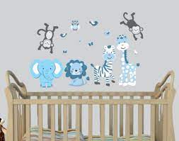 Expedition Animals Stickers Boys Room