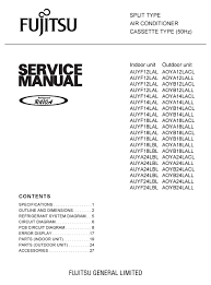 fujitsu auyf12lal service manual page