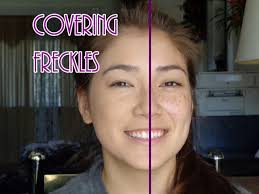 how to cover up freckles you