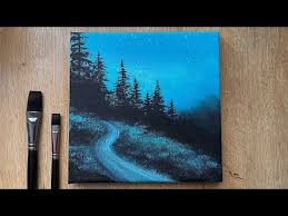 Acrylic Painting For Beginners Forest