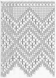 Filet Crochet Edging With Diamonds Zigzag Vaguely