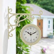 Smart Garden York Cream Outdoor Clock