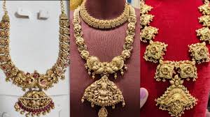 tanishq antique haaram collection with