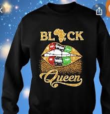 black queen graphic sweatshirt xl black