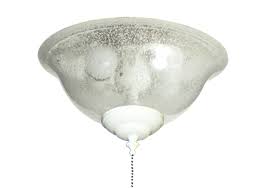 Ceiling Fan Glass Bowl Light In Seeded