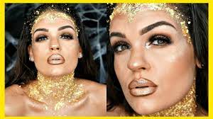 golden greek dess makeup tutorial