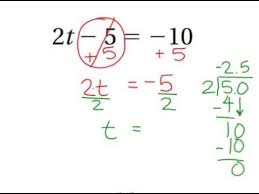 solving two step equations word