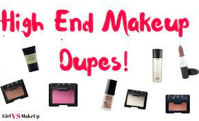 high end makeup dupes