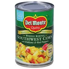 del monte whole kernel southwest corn