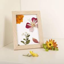 È possibile scaricare cornice di fiori! Kit Cornice Artistica Floreale Con Fiori Veri Huckleberry Millemamme