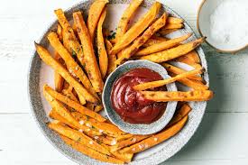 crispy oven baked sweet potato fries